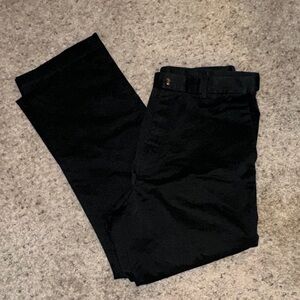 Haggar Black Straight-Leg Chinos